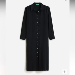 J Crew Long beach shirt in airy gauze